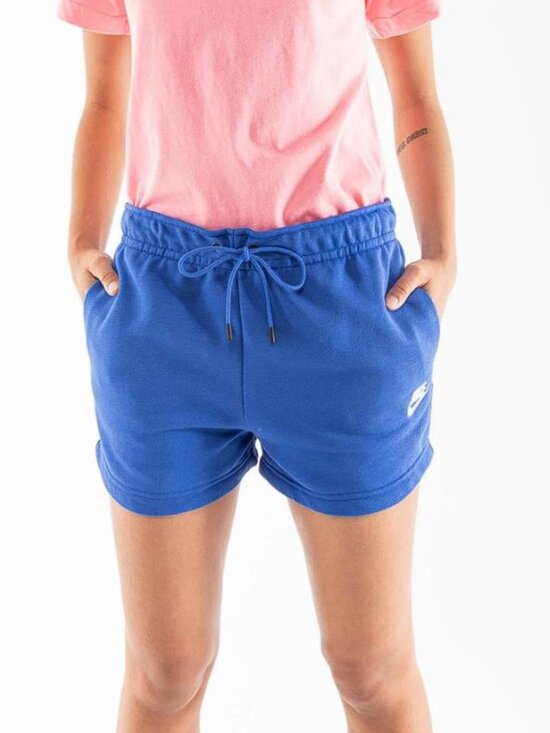 Nike Pants - NIKE Women's NSW Essential French Terry Shorts Size M In Blue